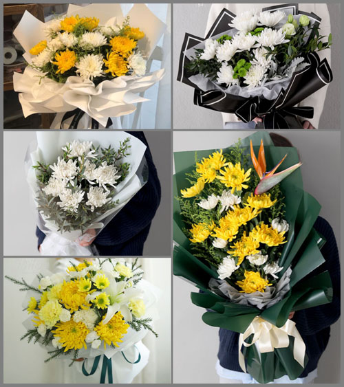 云南玉溪新平县漠沙镇胜利村白事花束代送